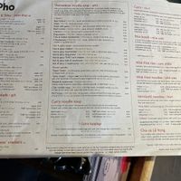 Most vegan friendly and tasty latest Pho menu  at Pho - Wimbledon in South West London