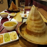 dosa and chutney at Ela Cuisine in Auckland