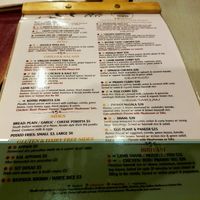 menu at Ela Cuisine in Auckland