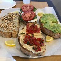 “Slightly toasted” aka bruschetta board - pick 4  at Kind Bean in Chandler