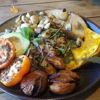 Veganised Morning Glory at Caffiend in Cairns