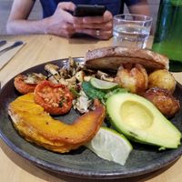 Vegan Morning Glory at Caffiend in Cairns