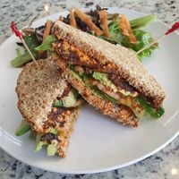vegan BLT with avocado at Artichoke & Vine in Boca Raton