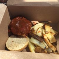 BBQ jackfruit sandwich  at Artichoke & Vine in Boca Raton