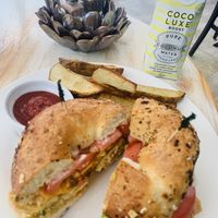 My fav breakfast sandwich at Artichoke & Vine in Boca Raton