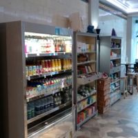 nice collection of organic veggie goods to buy.  at Henderson's Shop and Salad Table in Edinburgh