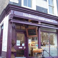 Henderson's, Edinburgh at Henderson's Shop and Salad Table in Edinburgh