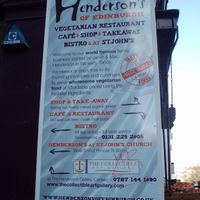 Henderson's, Edinburgh at Henderson's Shop and Salad Table in Edinburgh