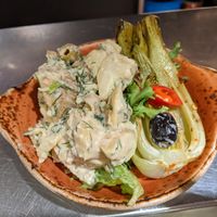 Two salads at The Salad Table at Henderson's Shop and Salad Table in Edinburgh