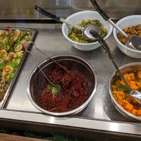 Salad selection at The Salad Table at Henderson's Shop and Salad Table in Edinburgh