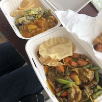4 curries  at Great Nature Vegetarian Snacks and Grocery in Christies Beach