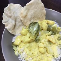 Brussel sprout and cauliflower cheese gnocchi   at Great Nature Vegetarian Snacks and Grocery in Christies Beach