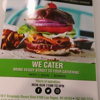 Menu1 at Veggy Street in Las Vegas