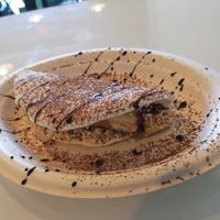 Crepes banana chocolate at Veggy Street in Las Vegas