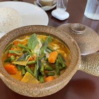 Cambodian vegetarian curry, $4  at Footprint Cafes in Siem Reap