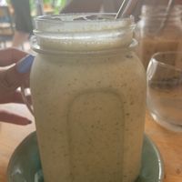 Peanut butter shake  at Footprint Cafes in Siem Reap