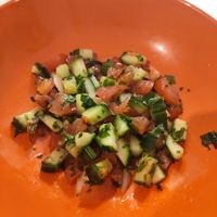 Side salad at Kuschari König in Cologne