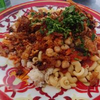 Size portion medium (7€) at Kuschari König in Cologne