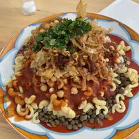 Large portion   at Kuschari König in Cologne