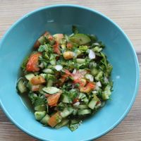 Salat at Kuschari König in Cologne