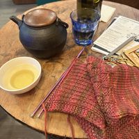 Genmaicha Green Tea (I highly recommend!)  at Bampot in Toronto