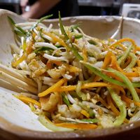 vietnamese summer salad at Minna Tomei in Haifa