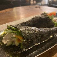 raw nori roll   at Vantra Vegan in London