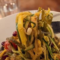 Raw noodle dish at Vantra Vegan in London