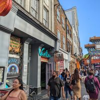 Located right by the Chinatown gate (& M&M store!) at Vantra Vegan in London