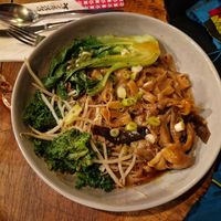 Noodles at Vantra Vegan in London