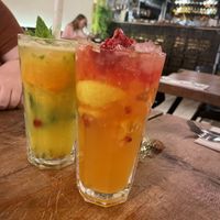Juice and vocktail  at Vantra Vegan in London