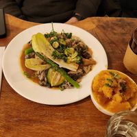Magical mushrooms with mash at Vantra Vegan in London