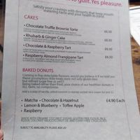Cakes and donuts at Vantra Vegan in London