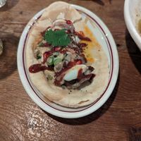 Soy lamb at Vantra Vegan in London