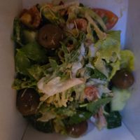 Green salad at Vantra Vegan in London