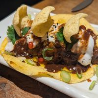 Tikka Lamb Taco at Vantra Vegan in London