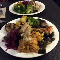 A £12.50 plate of dazzling tastes  at Vantra Vegan in London