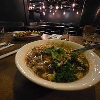 Hot noodle bowl. at Vantra Vegan in London