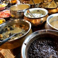 food galore at Vantra Vegan in London