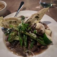 Magic mushrooms and mash  at Vantra Vegan in London