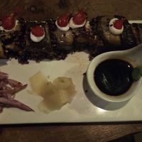 Dragon roll at Vantra Vegan in London