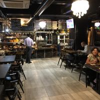 Eating in Vantra Lougevity at Soho, London. All vegan restaurant. at Vantra Vegan in London