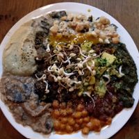 Custom 'buddha bowl' at Vantra Vegan in London