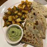 Quesadilla  at Green Papaya in Tamarindo