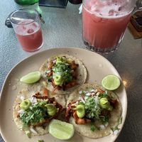 Tacos de setas   at Cafe Jade in Palenque