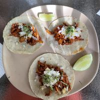 Vegan Tacos  at Cafe Jade in Palenque
