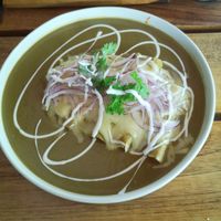 Enchiladas con soya - veggy at Cafe Jade in Palenque