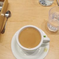 Tea with oat milk, Hong Kong style at Green Common - Park Central in New Territories