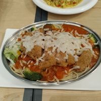 HK Style Baked Cutler Spaghetti. at Green Common - Park Central in New Territories