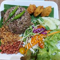 Tea leaf fried rice at V Secret Street Food - Food Stall in Chiang Mai